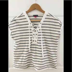 Vince Camuto Lace-up top